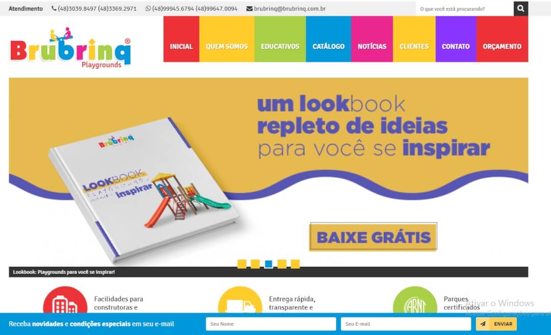 primeiro site brubrinq